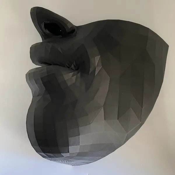 Patung 3D Abstrak